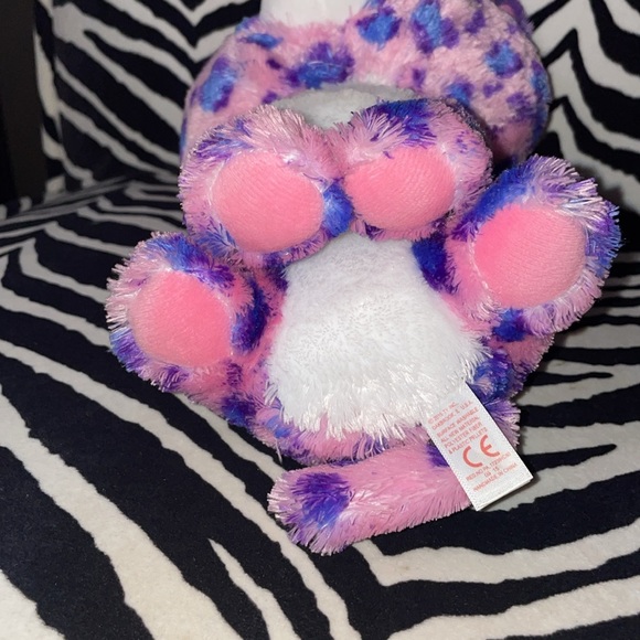 Ty Beanie Boos Buddy - Reagan The Leopard (Glitter Eyes) 9 inch Medium Plush - Picture 7 of 9